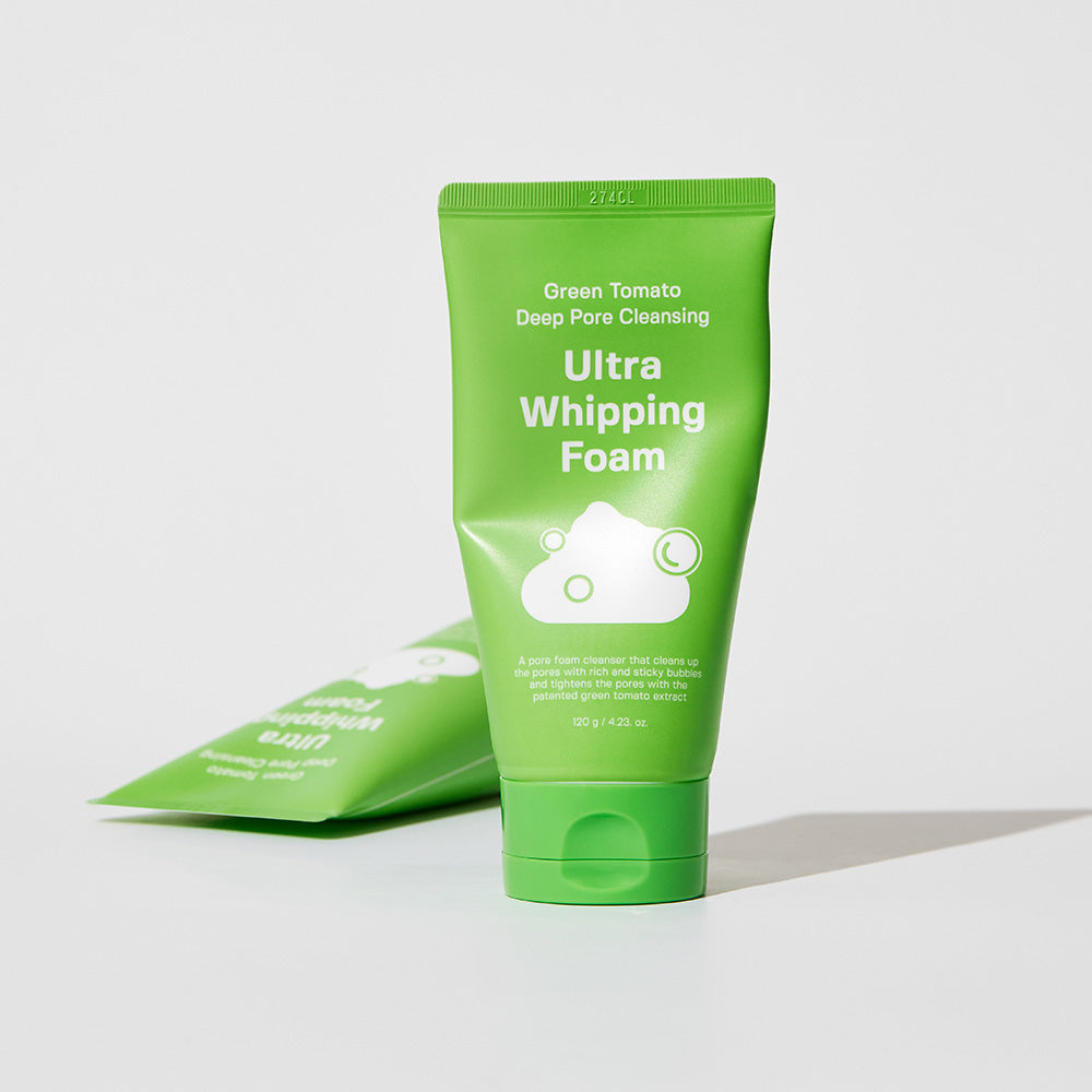 Green Tomato Deep Pore Cleansing Ultra Whipping Foam 120g - immagine 4