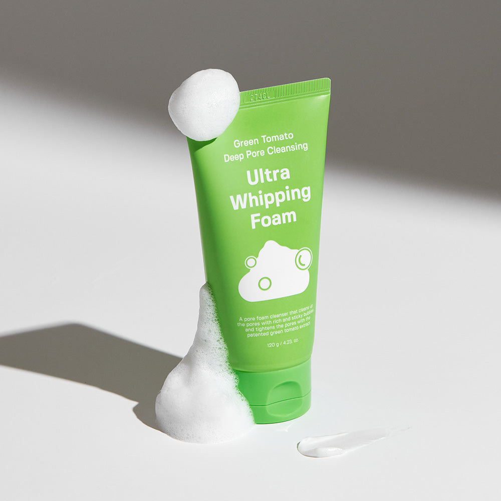 Green Tomato Deep Pore Cleansing Ultra Whipping Foam 120g - immagine 5