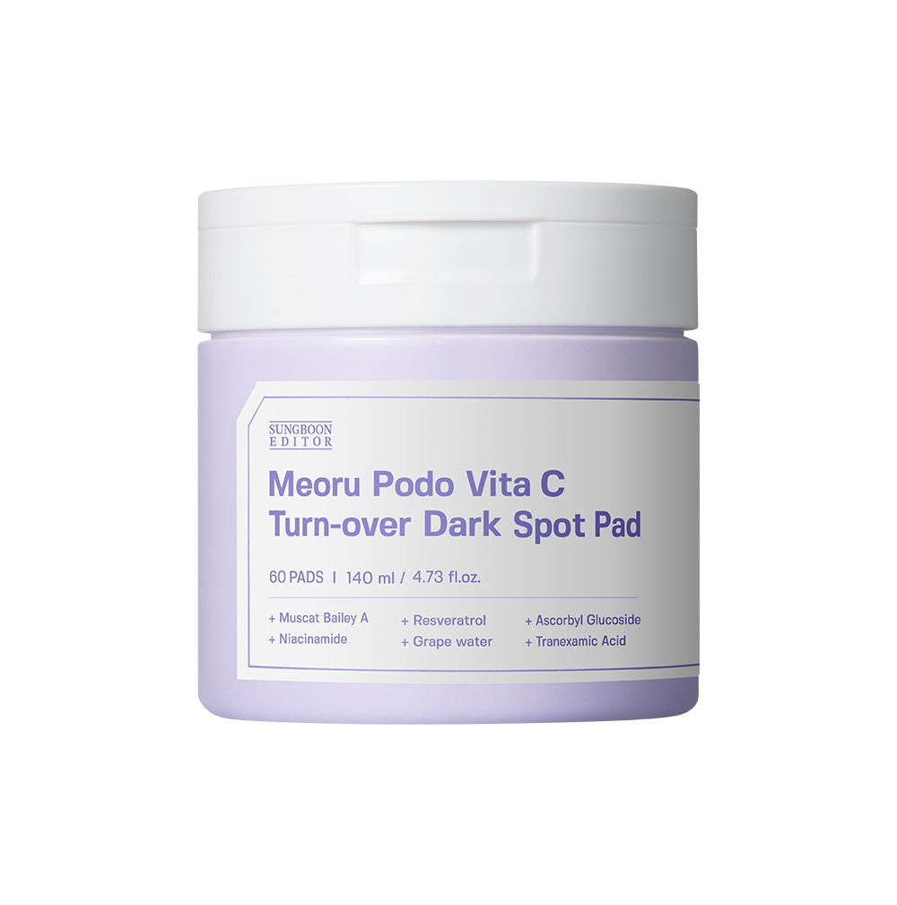 Meoru Podo Vita C Turn-over Dark Spot Pad 60pcs, 140ml - immagine 3
