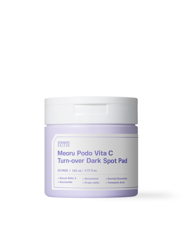 Meoru Podo Vita C Turn-over Dark Spot Pad 60pcs, 140ml