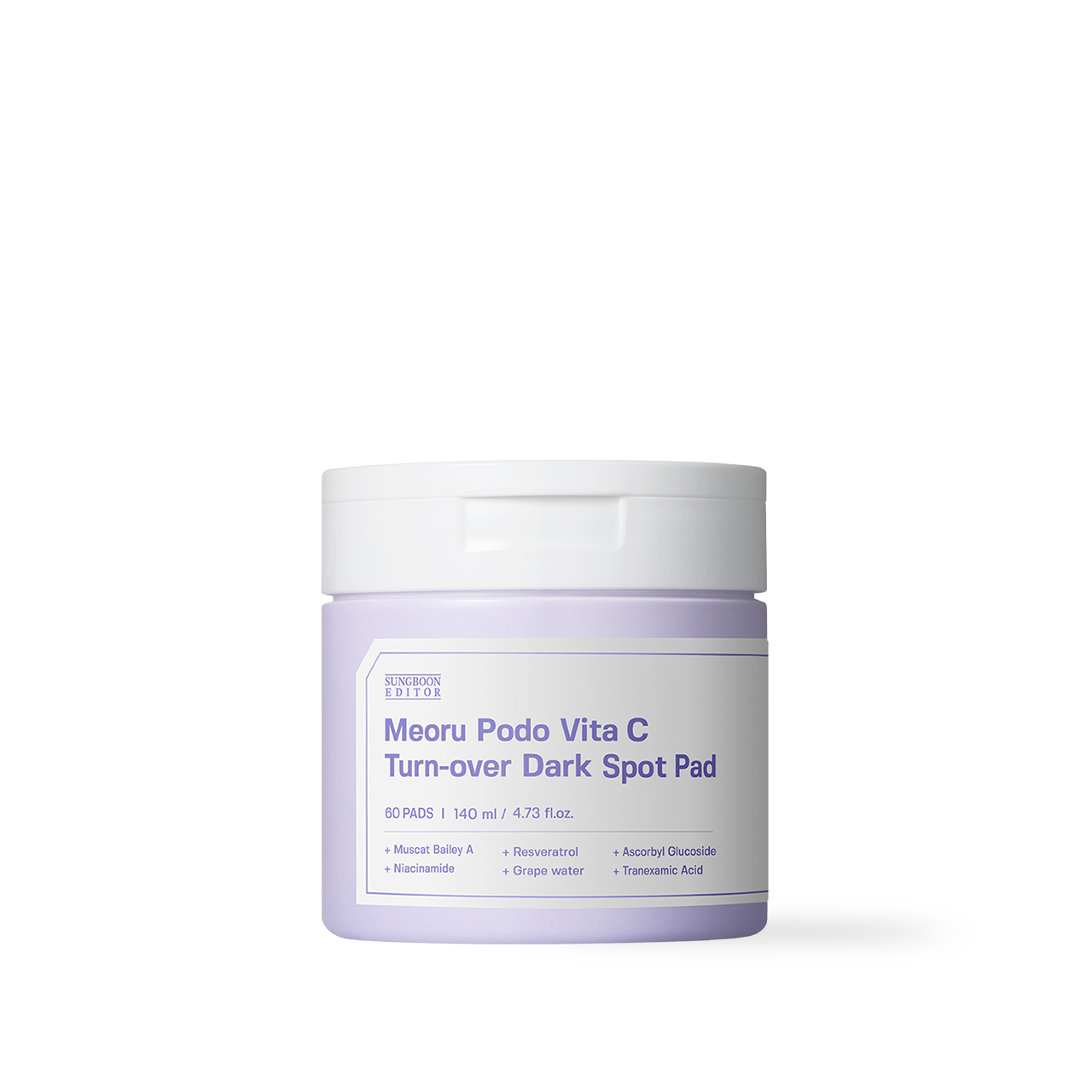 Meoru Podo Vita C Turn-over Dark Spot Pad 60pcs, 140ml