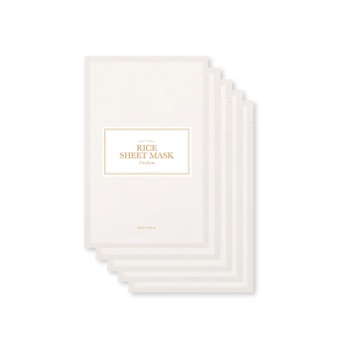 Rice Sheet mask Set (5ea) - immagine 2